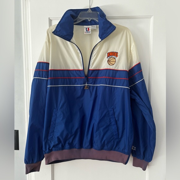 STARTER Other - NBA Starter New York Knicks Lightweight Jacket Size Large Authentic Vintage
